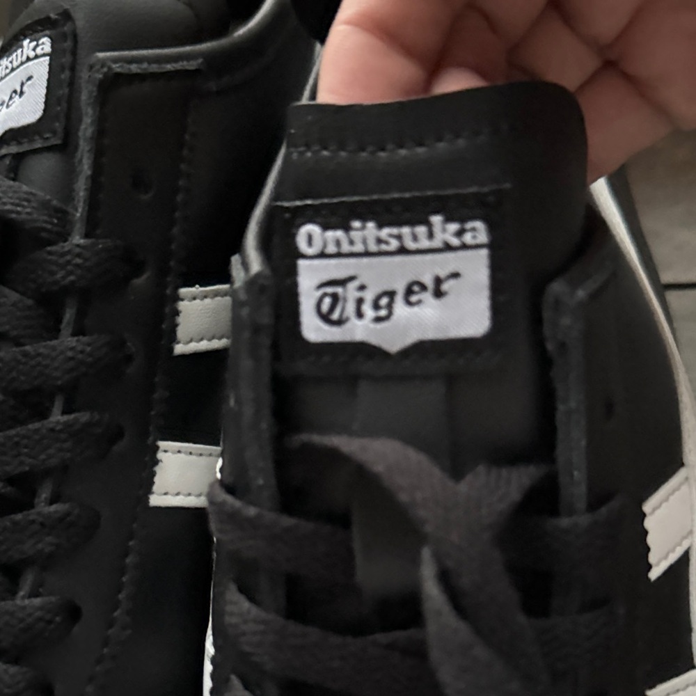 Onitsuka Tiger Black and White Sneakers